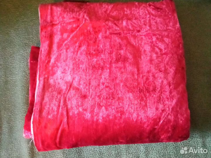 Отрезы ткани из ссср. Плюш/бархат