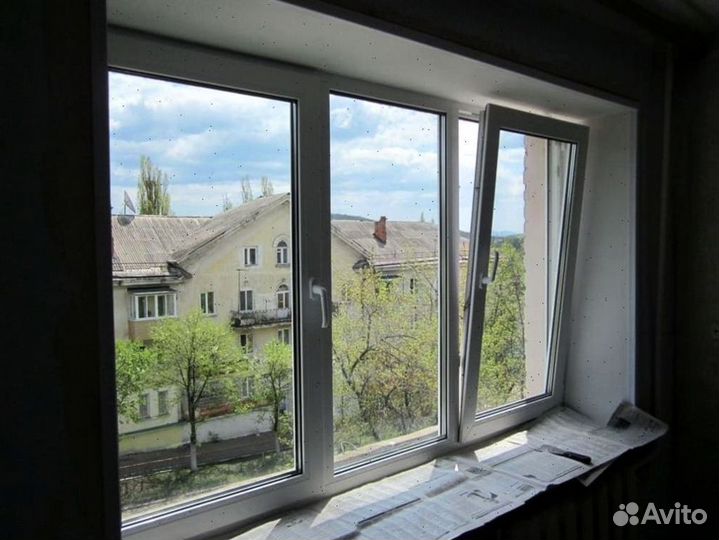 Пластиковое окно остекление терасс