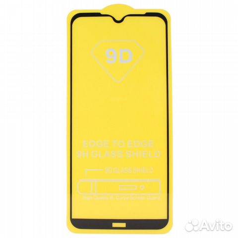 Защитное стекло 9D Xiaomi Redmi Note 8T (черный) т