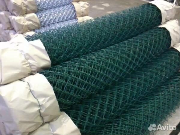 Сетка рабица зеленая и оцинкованная