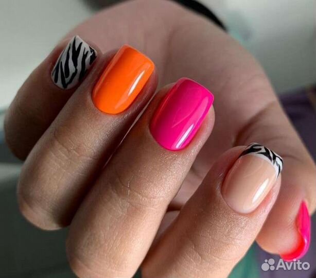 Маникюр.Педикюр.Наращивание ногтей.Гель-лак.Брови