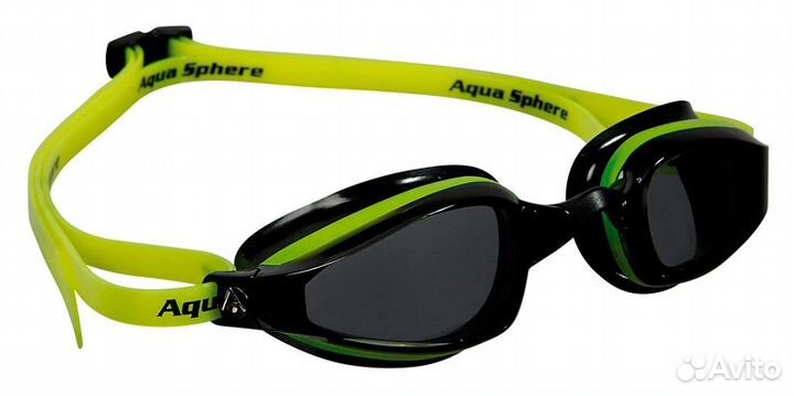 Очки для плавания с темными линзами K180 Dark Yell