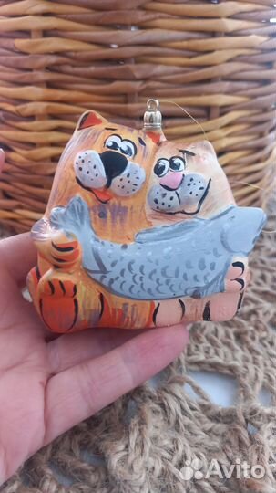 Фарфоровые елочные игрушки