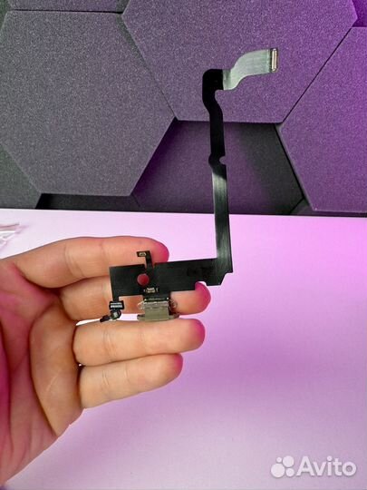 Шлейф зарядки iPhone XS/XS Max orig