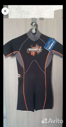Гидрокостюм детский beuchat, ласты, маска, трубка
