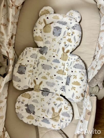 Матрасик-вкладыш в шезлонг/электрокачели