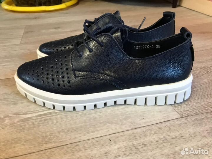 Полуботинки женские 39 размер натуральная кожа