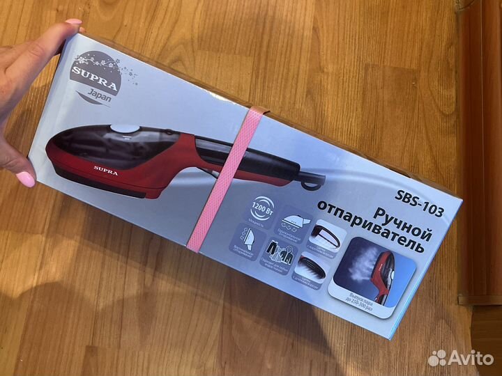 Пароочиститель Supra Supra SBS-103, красный/черный