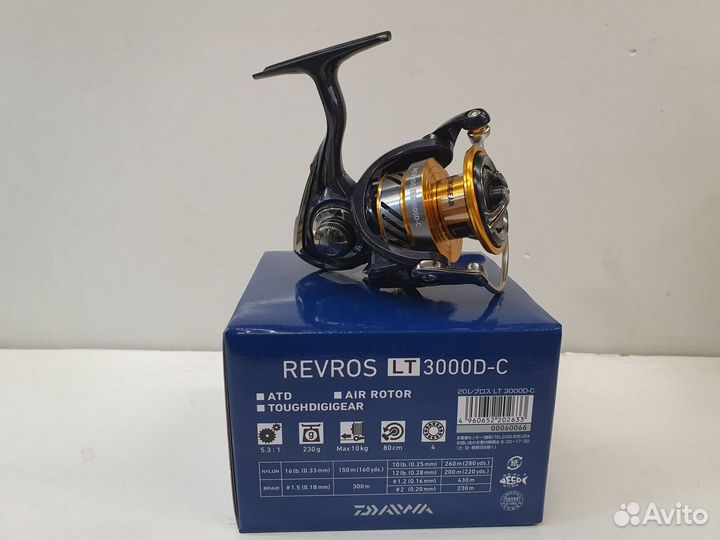 Катушка daiwa 20 revros LT3000D-C