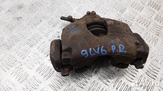 Суппорт тормозной передний правый renault scenic 2