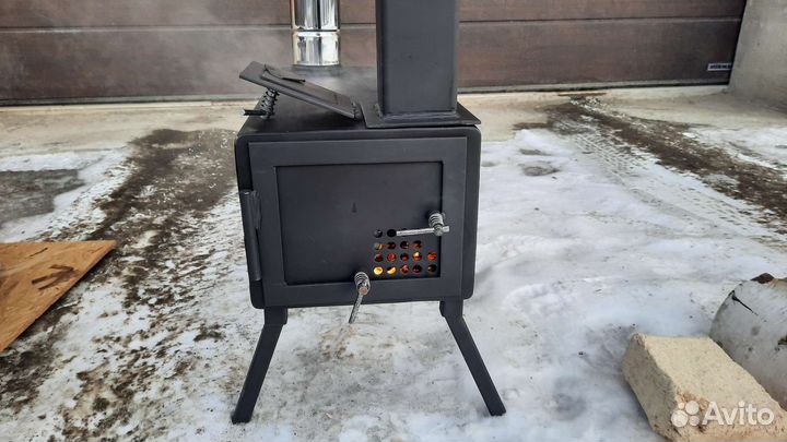 Печь для палатки, универсальная,еман турист