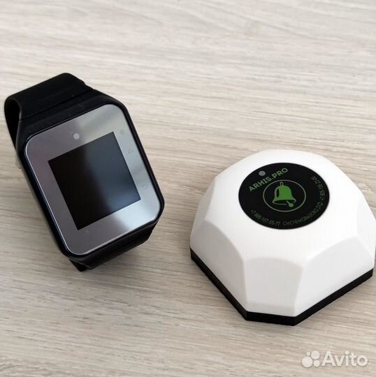 Беспроводная система/кнопка вызова официанта часы