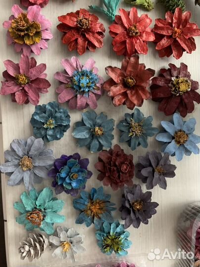 Декор из шишек