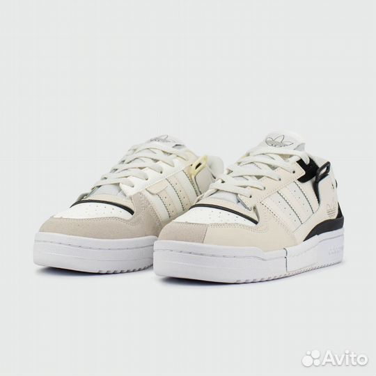 Кроссовки Adidas Forum Low White / Black new