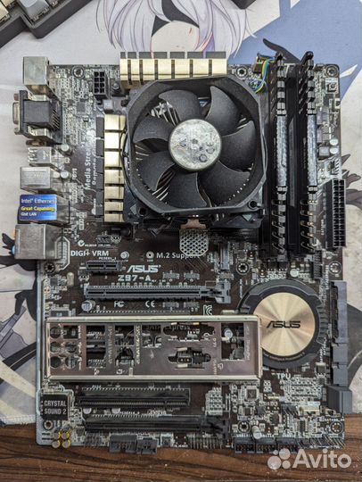 Комплект i5-4440 + Z97-A + 8Gb Corsair DDR3