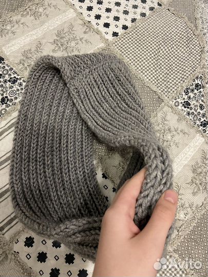 Комплект шапка и шарф