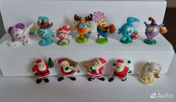 Игрушки из яйца, не киндер. Смешарики