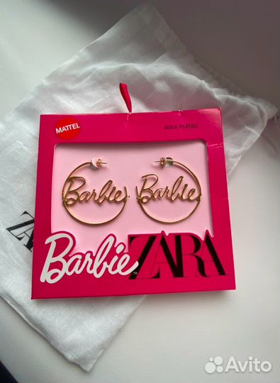 Серги Zara Barbie. Лимитированная коллекция
