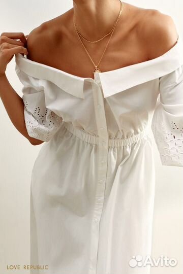 Белое летнее платье 44 - 46 Love republic