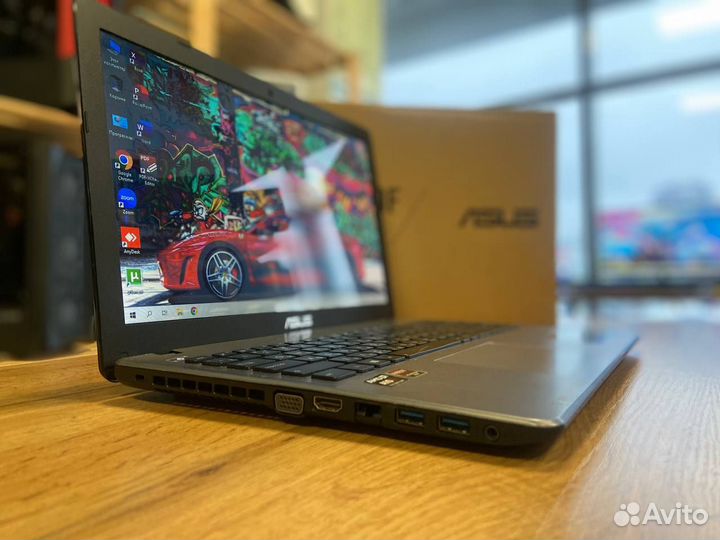 Ноутбук Asus AMD A10-5760M,HD8650G,SSD256, 4Gb озу