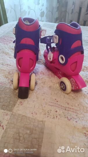 Роликовые коньки детские раздвижные