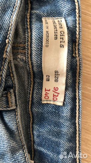 Джинсы zara для девочки