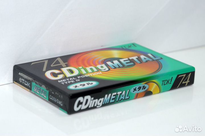 Аудиокассеты TDK metal 74 japan market (4687)