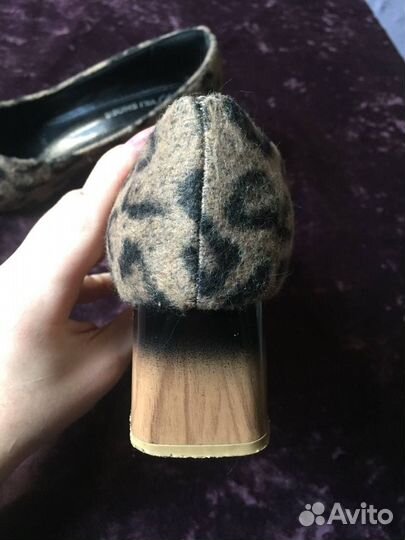 Леопардовые туфли 38