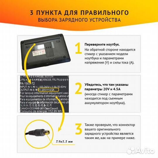 Блок питания Lenovo adlx90LNC3A