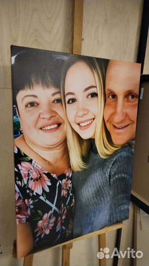 Фото на холсте
