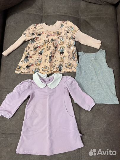 Детские вещи пакетом на девочку 80