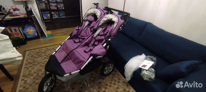 Коляска детская для двойни