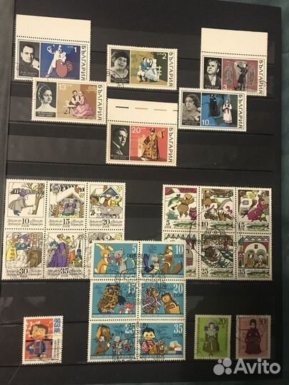 Марки: Искусство; год ребенка; фестиваль; сказки