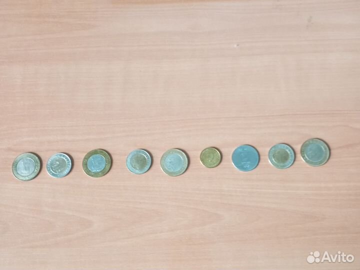 Юбилейные монеты СССР набор 9 штук
