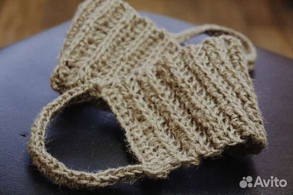 Эко-мочалка из джута