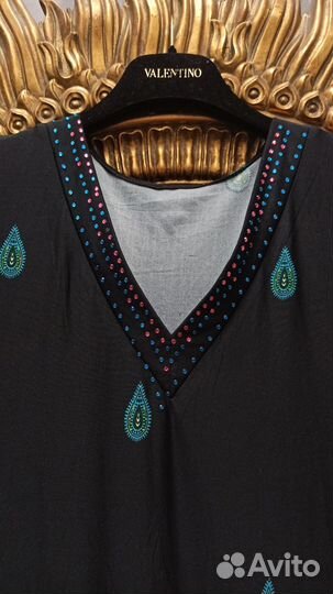 Длинное платье 54р etro италия эластан