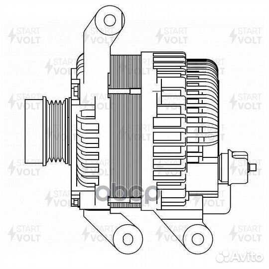 Генератор 14V 143 A DAF/MAN LG1085 startvolt