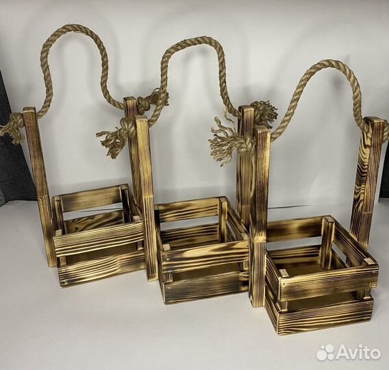 Ящик деревянный подарочный