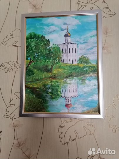 Храм Покрова на Нерли. Холст