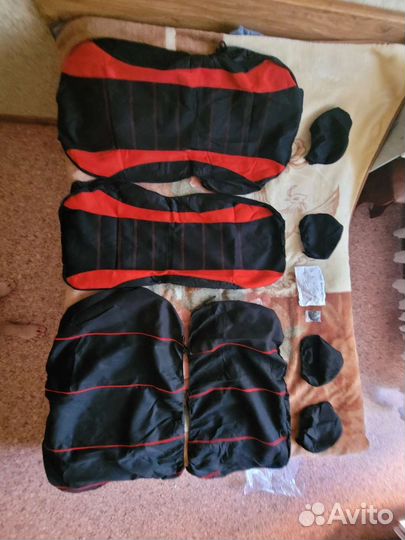 Чехлы на сидения для автомобиля (три цвета)