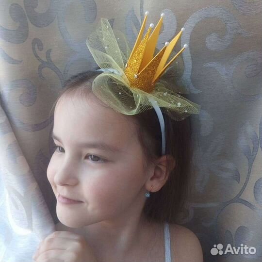 Корона для девочки на ободке