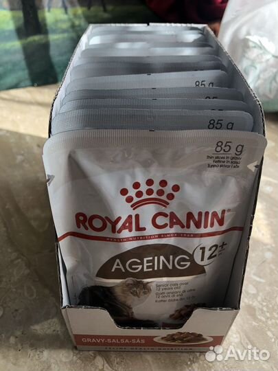 Royal Canin Ageing 12+ корм для кошек, паучи,соус