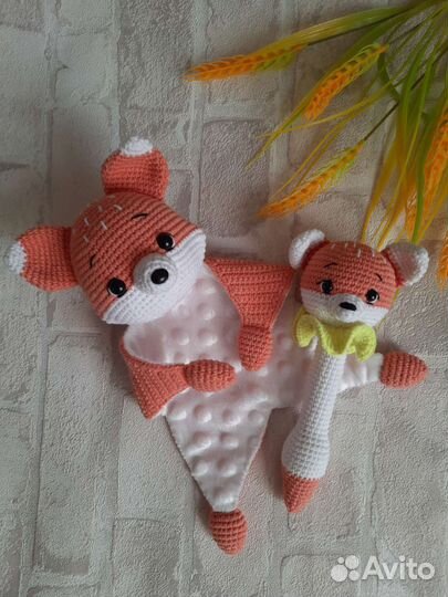 Комфортер и погремушка-грызунок