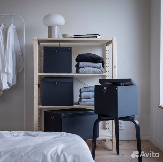 IKEA коробка с крышкой, корзина икеа