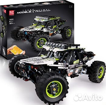 Конструктор Mould King 18002 Зеленый багги 4WD с д