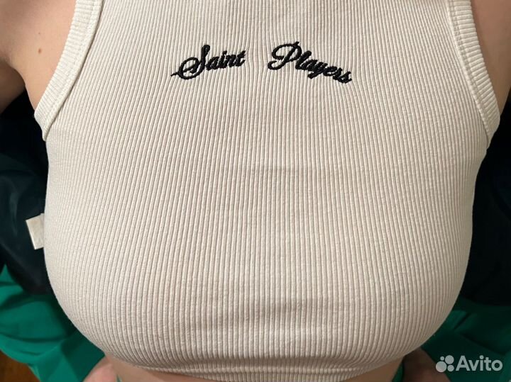 Джинсы HUF и топ saint players