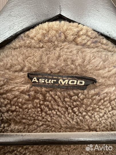 Кожаная дубленка мужская