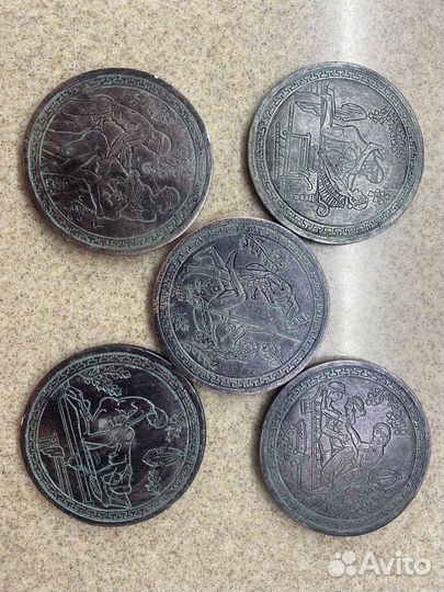 Набор подставок для кружек Греческие любовники