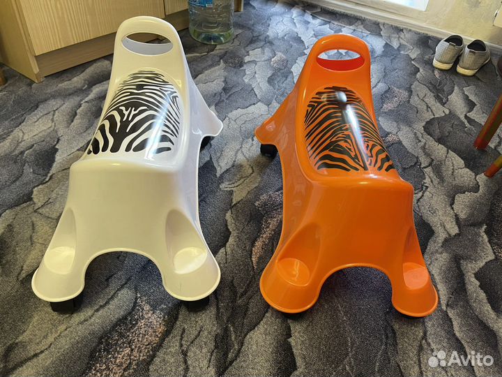 Табурет на колёсах