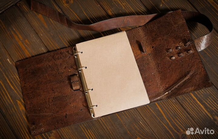 Блокнот А5 состаренная кожа